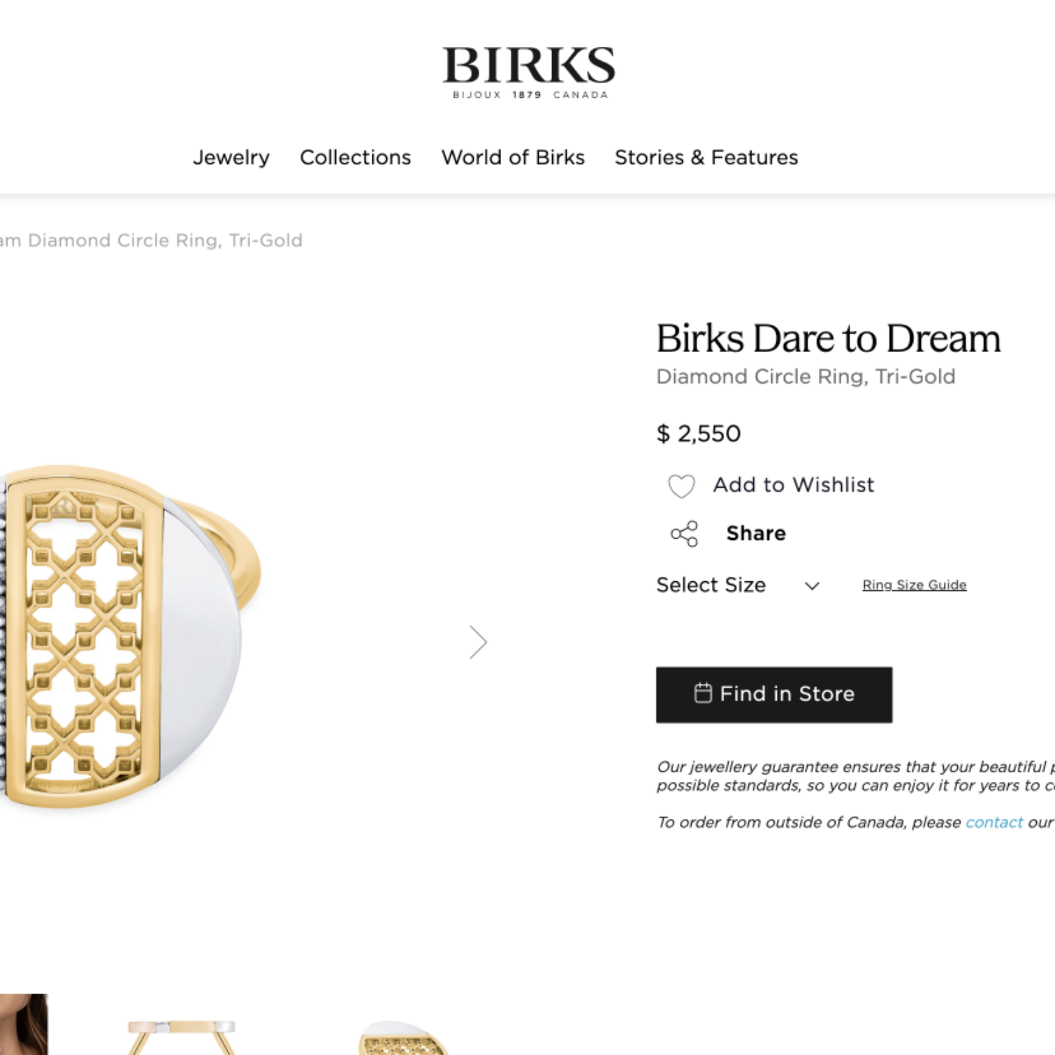 Product Display Page Design --Global Luxury UI/UX Design Agency